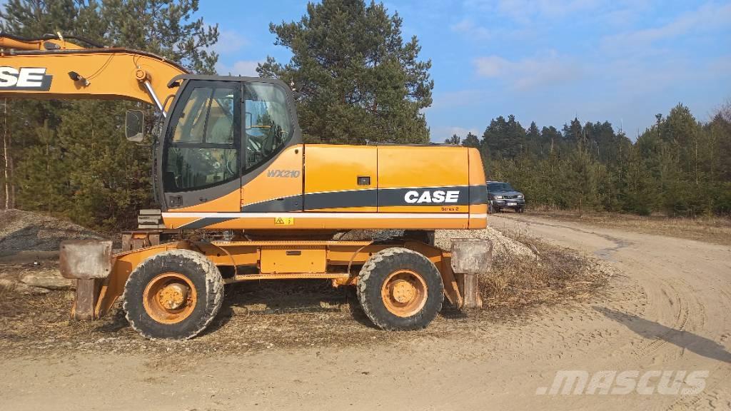 CASE WX 210 Kolesové rýpadlá