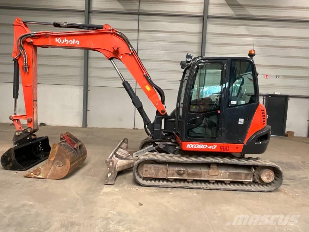 Kubota KX 080-4 A Midi rýpadlá 7 t - 12 t