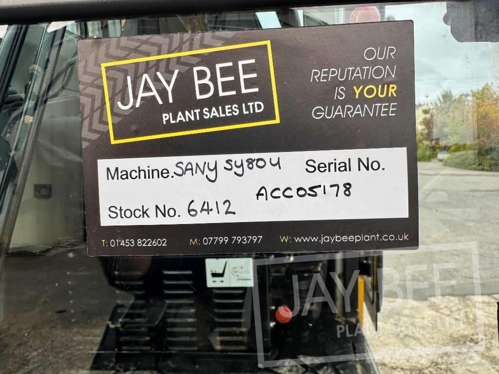 Sany SY 80 U Midi rýpadlá 7 t - 12 t