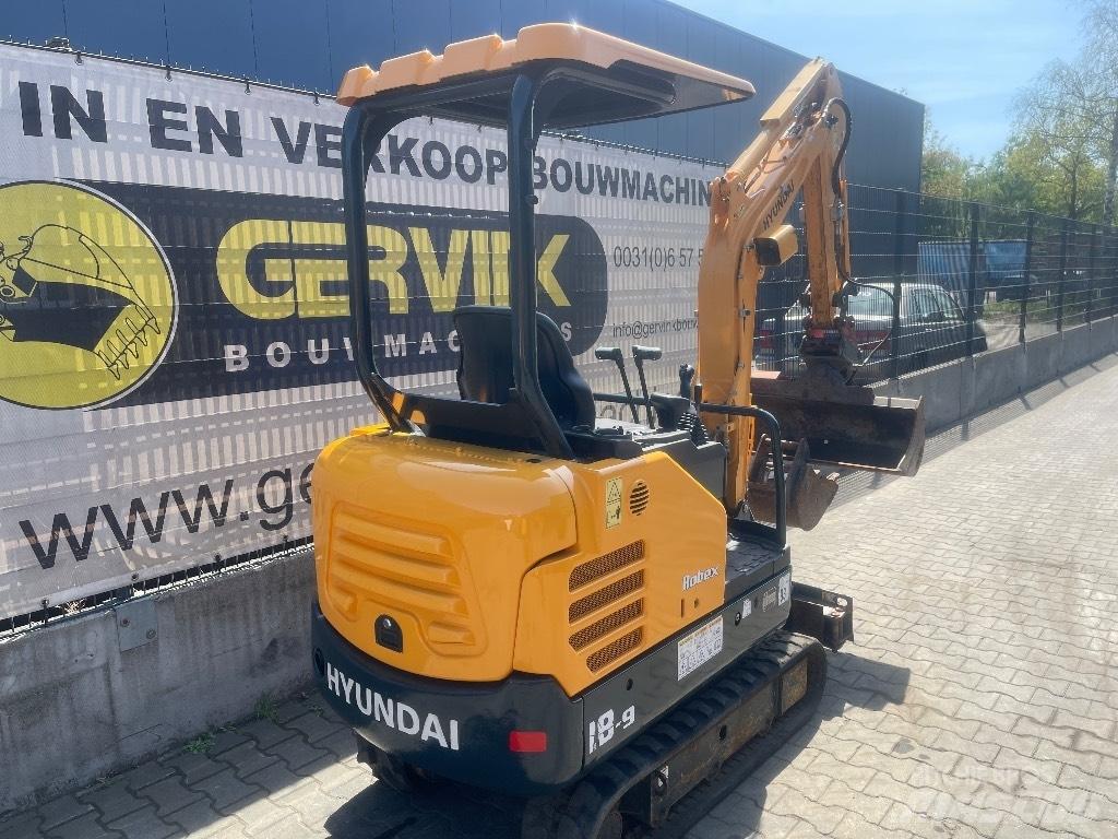 Hyundai 18-9 Mini rýpadlá < 7t