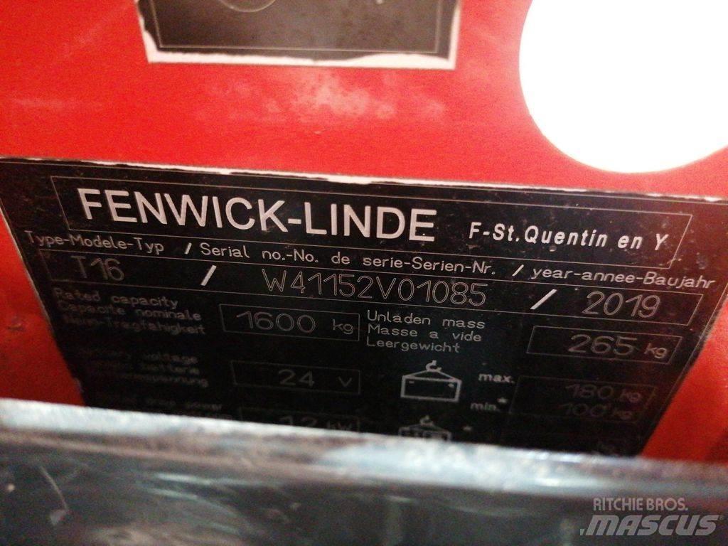 Linde T16 Nízkozdvižný vozík
