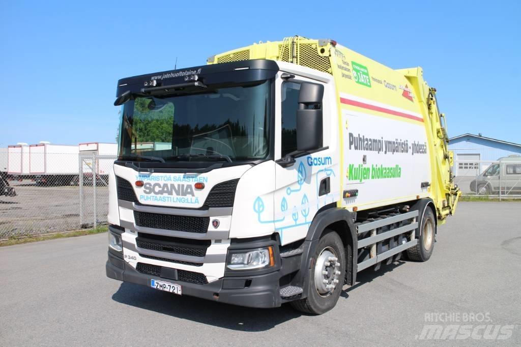 Scania P 340 CNG A Smetiarske vozidlá