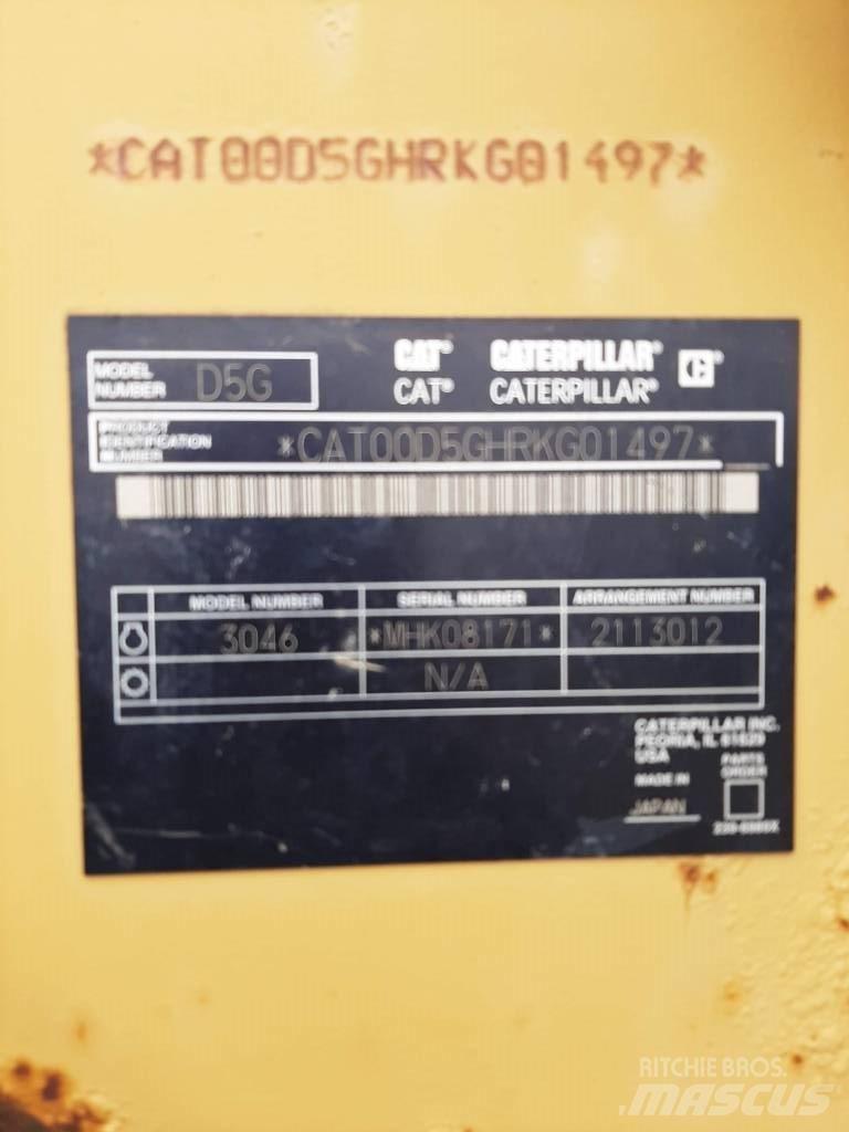 CAT D5GLGP Pásové dozéry