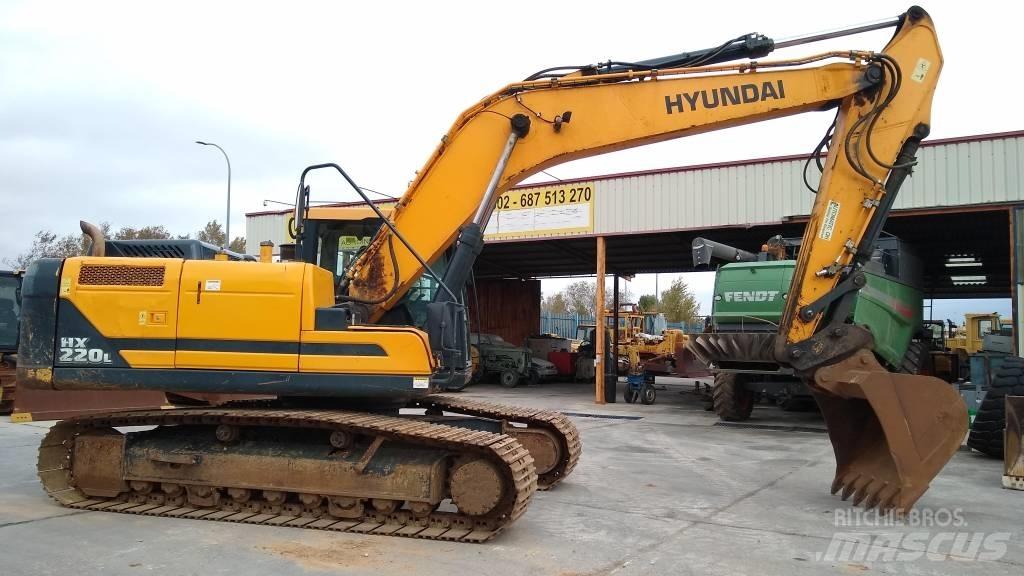 Hyundai HX 220 L Pásové rýpadlá