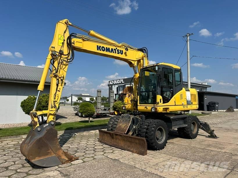 Komatsu PW 160-7E0 Kolesové rýpadlá