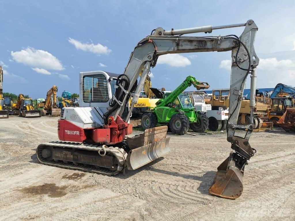 Takeuchi TB80FR Midi rýpadlá 7 t - 12 t