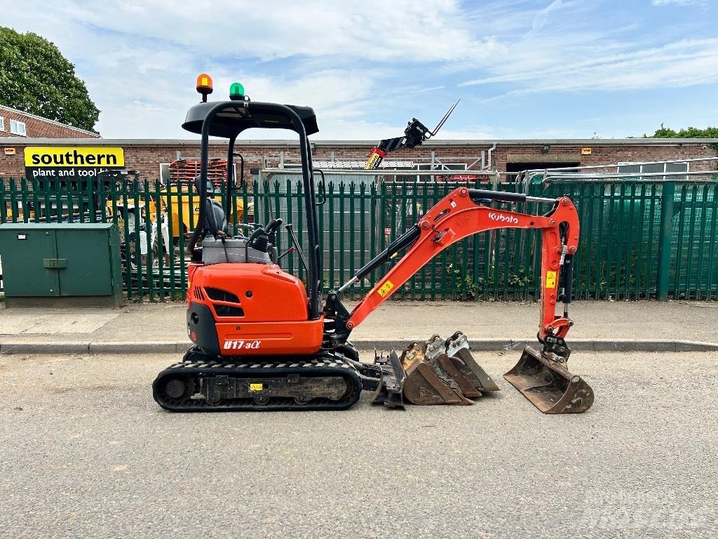 Kubota U 17-3 Mini rýpadlá < 7t