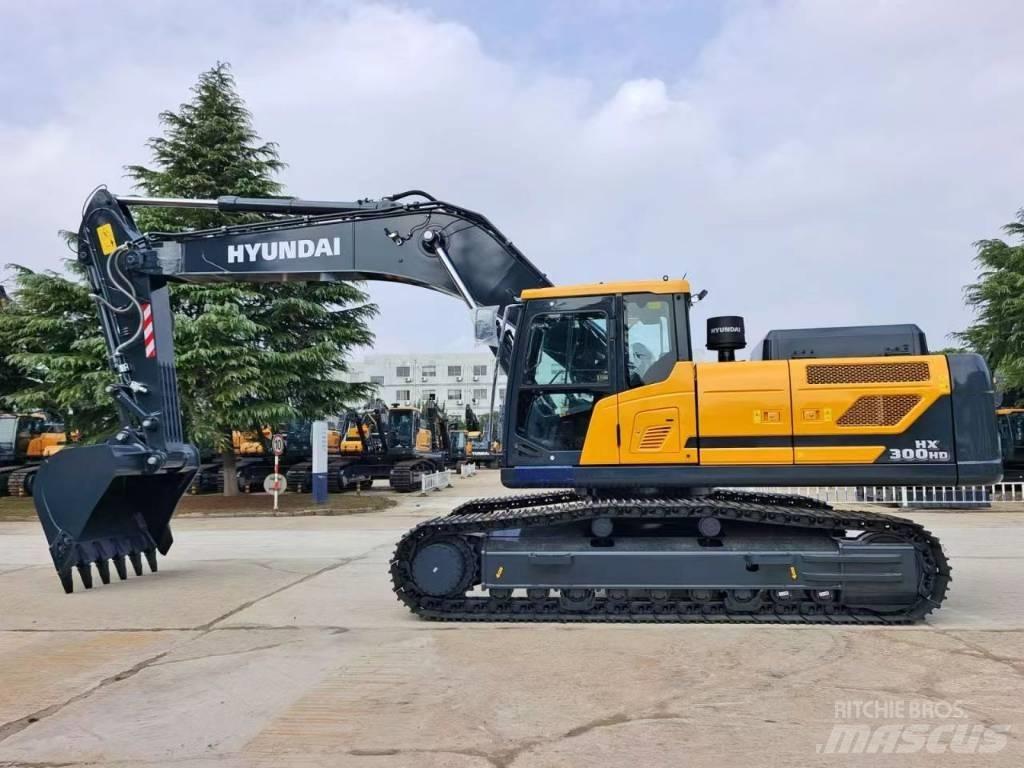 Hyundai HX300HD Pásové rýpadlá