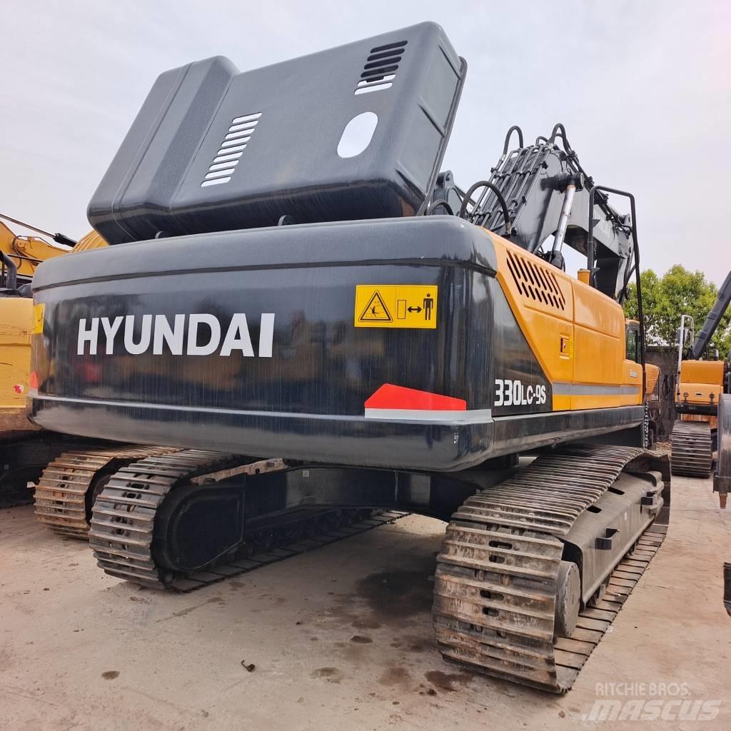 Hyundai 330LC-9T Pásové rýpadlá