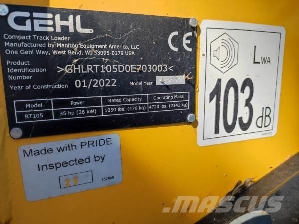 Gehl RT105 Pásové nakladače