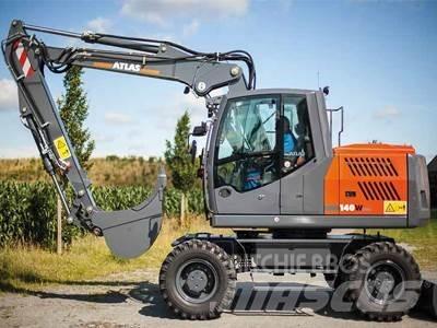 Atlas 140W Kolesové rýpadlá