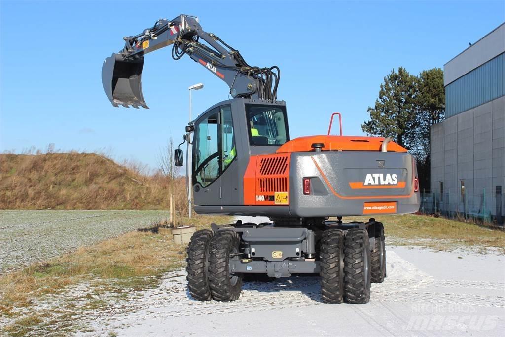 Atlas 140W Kolesové rýpadlá