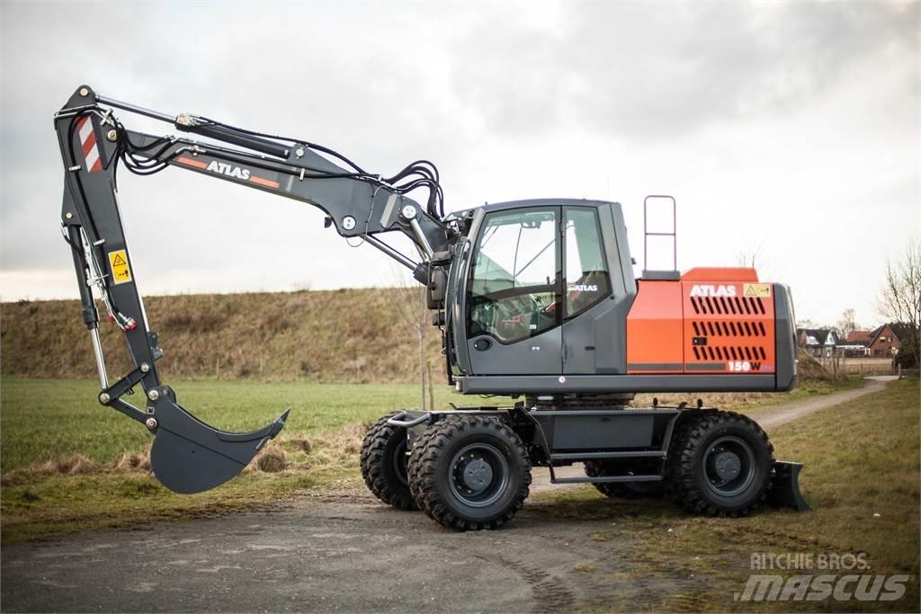 Atlas 150W Kolesové rýpadlá