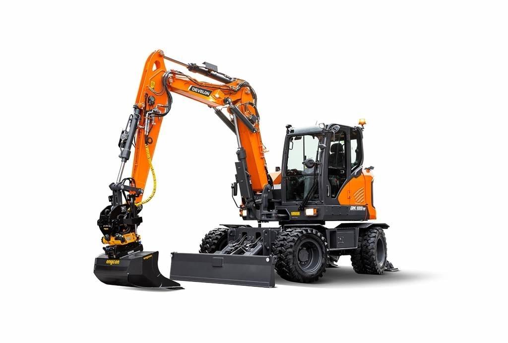 Develon DX100W-7 Kolesové rýpadlá