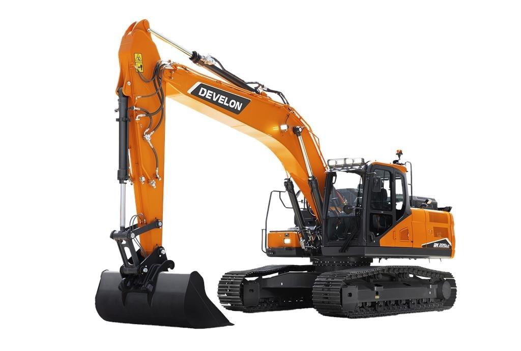 Develon DX225LC-7 Pásové rýpadlá