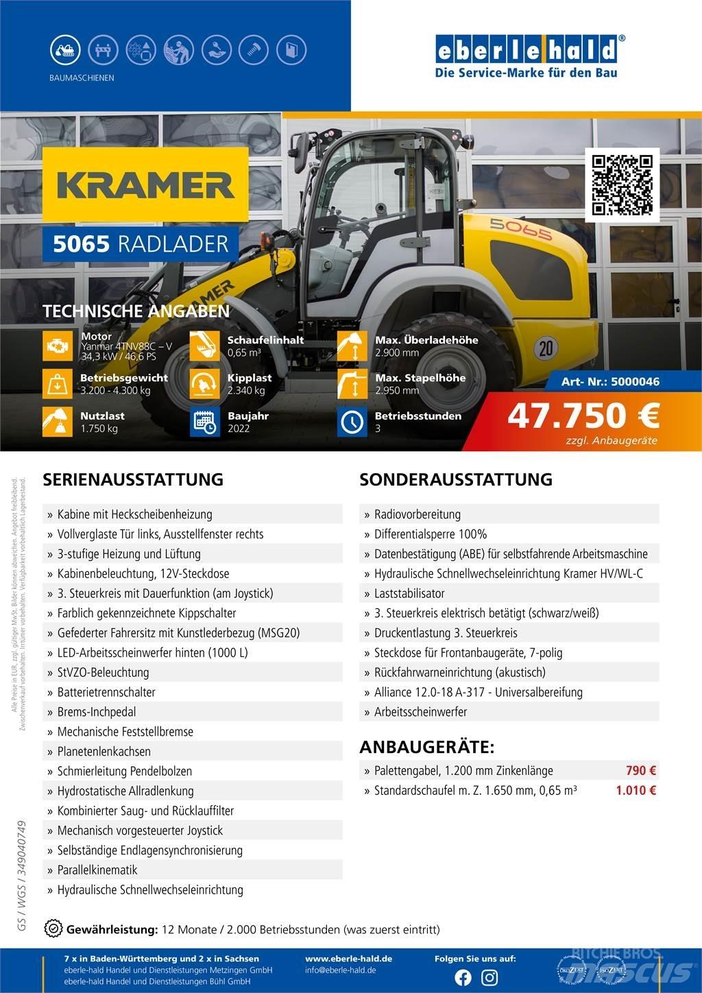 Kramer 5065 Kolesové nakladače