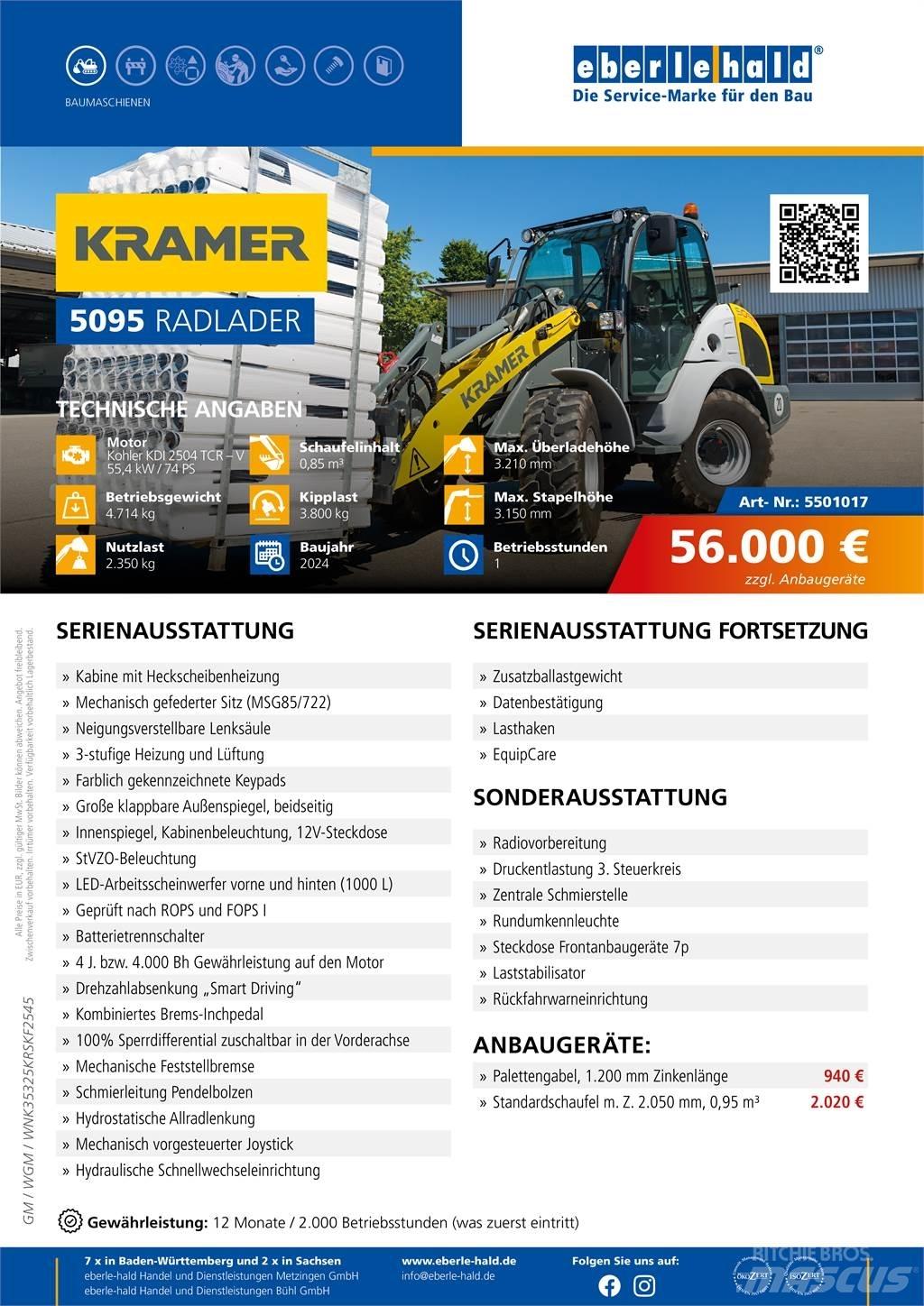 Kramer 5095 Kolesové nakladače