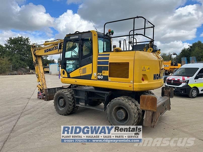 Komatsu PW 160-11 Kolesové rýpadlá