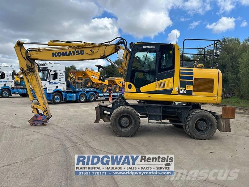 Komatsu PW 160-11 Kolesové rýpadlá