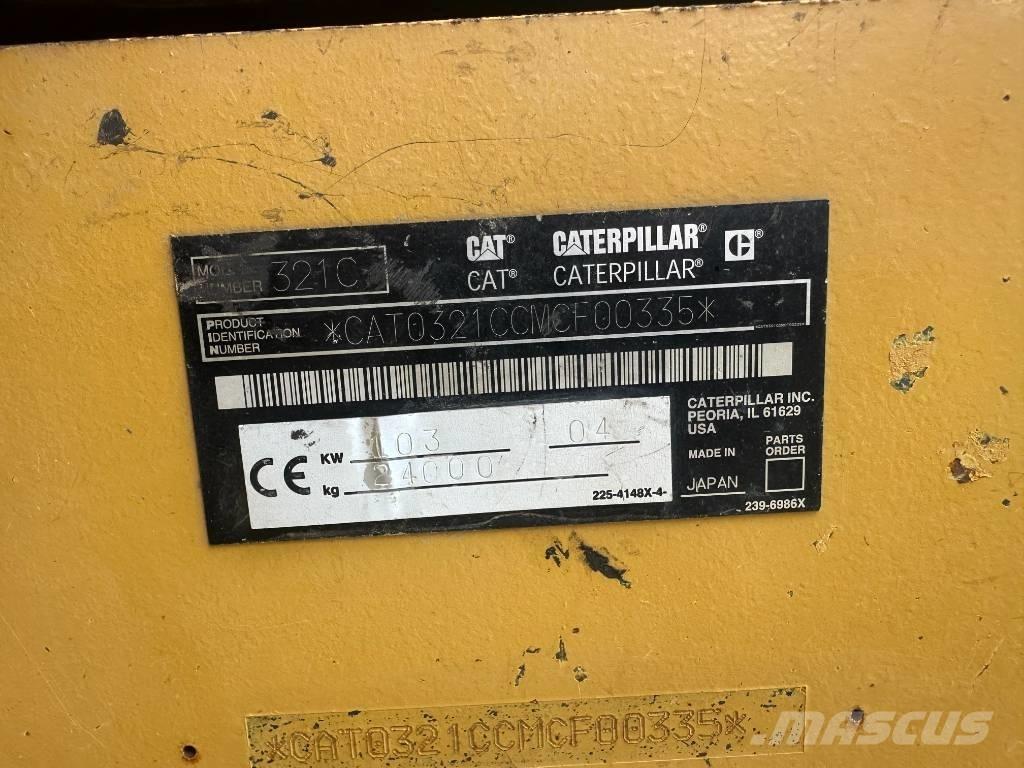 CAT 321 C Pásové rýpadlá