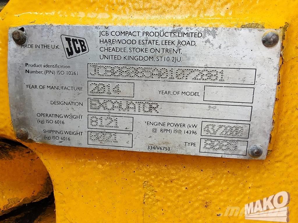 JCB 8085 ZTS Midi rýpadlá 7 t - 12 t