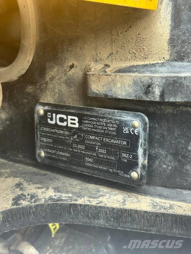 JCB 56 Z-2 Pásové rýpadlá