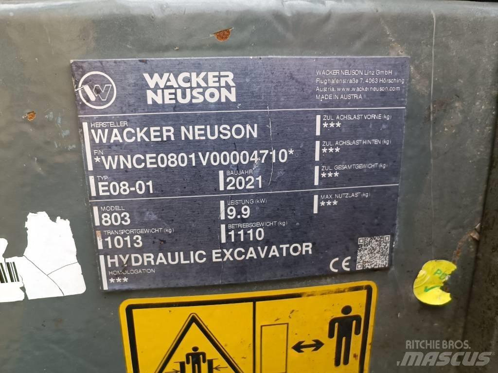 Wacker Neuson 803 Pásové rýpadlá