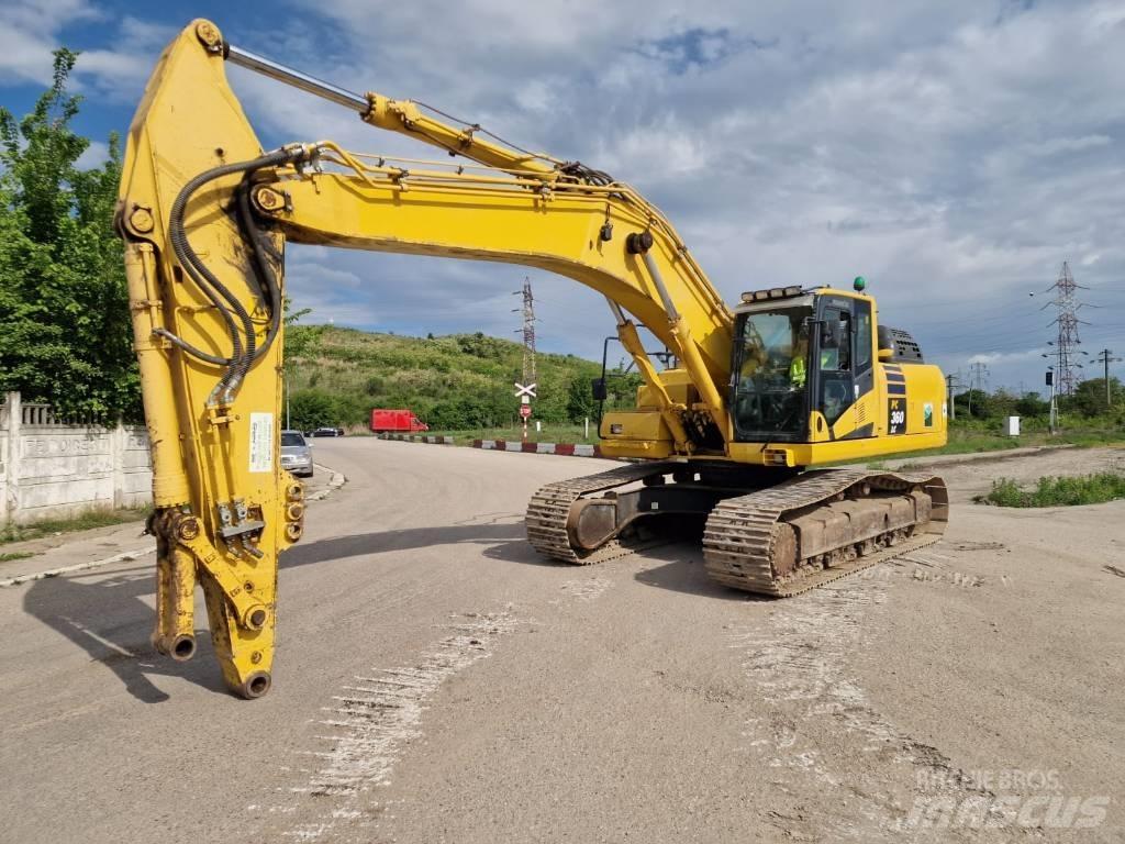 Komatsu PC 360 Pásové rýpadlá