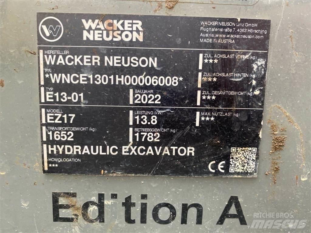 Wacker Neuson EZ17 Pásové rýpadlá