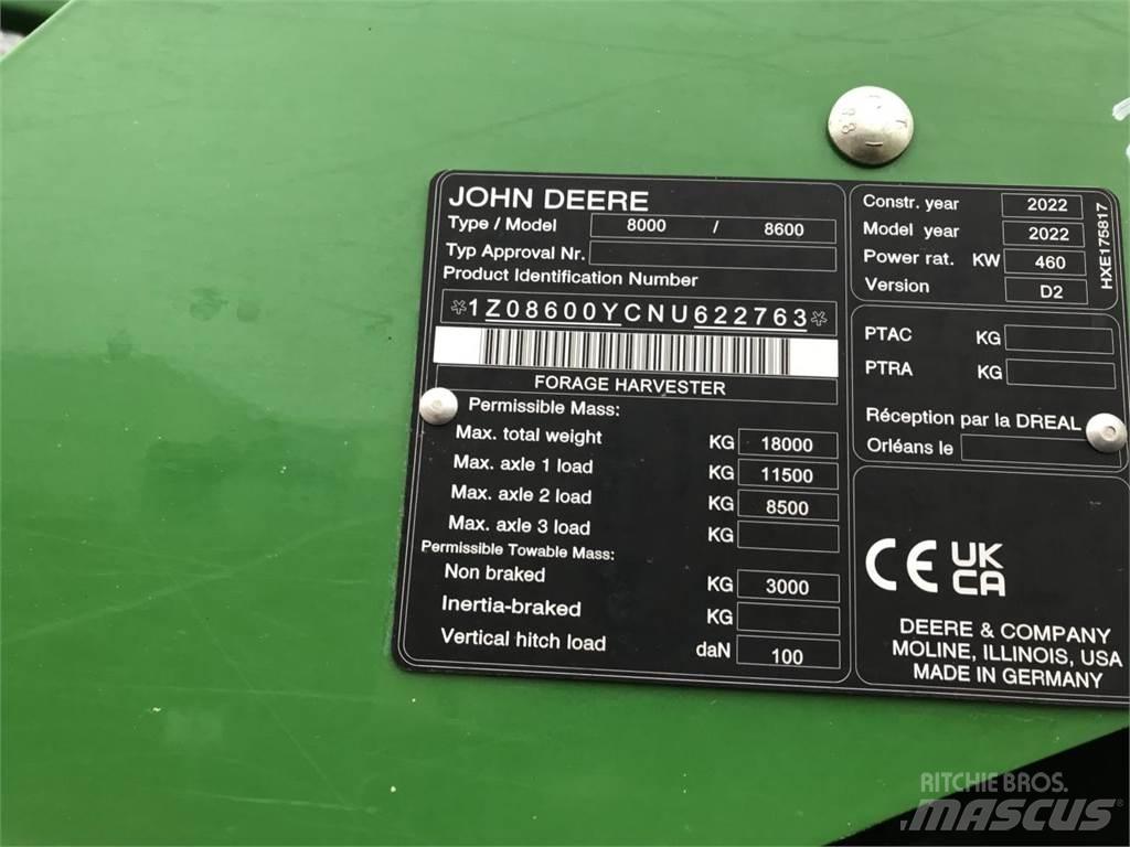 John Deere 8600 Samochodné kosačky