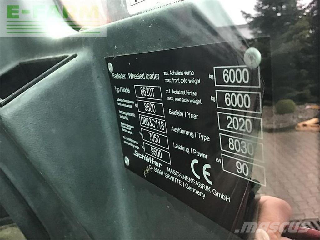 Schäffer 8620t Kolesové nakladače