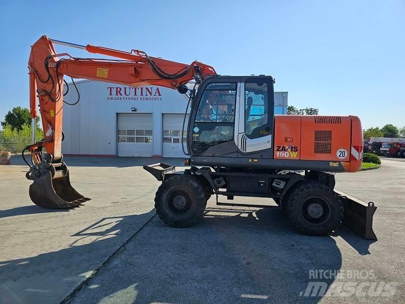 Hitachi ZX 190 W-3 Kolesové rýpadlá