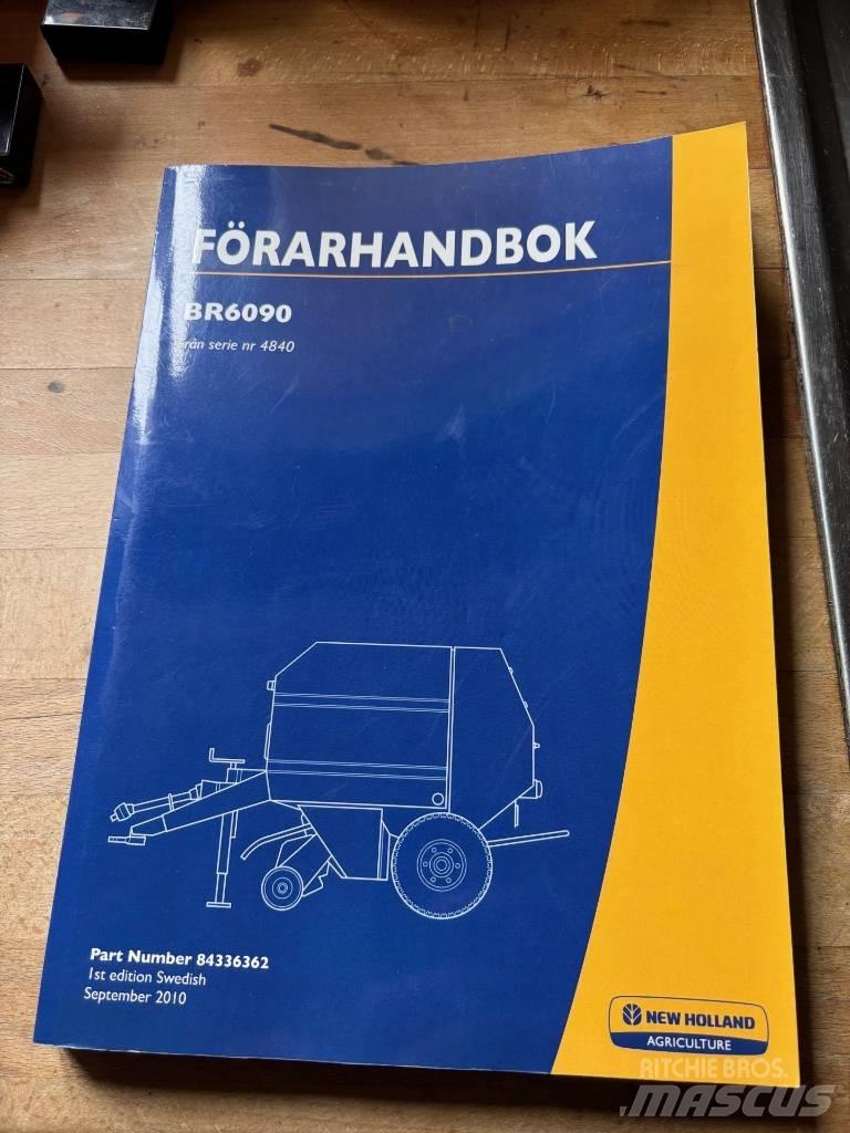 New Holland BR 6090 Lisy na okrúhle balíky