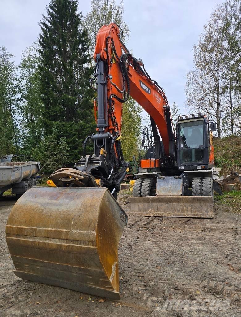 Doosan DX 170 W-5 Kolesové rýpadlá