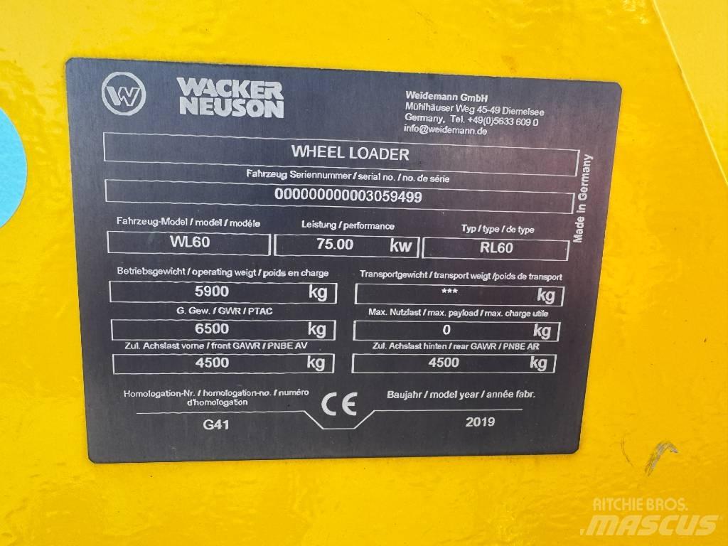 Wacker Neuson WL60 Kolesové nakladače