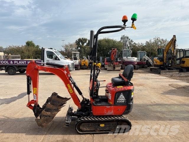 Kubota K 008-5 Mini rýpadlá < 7t