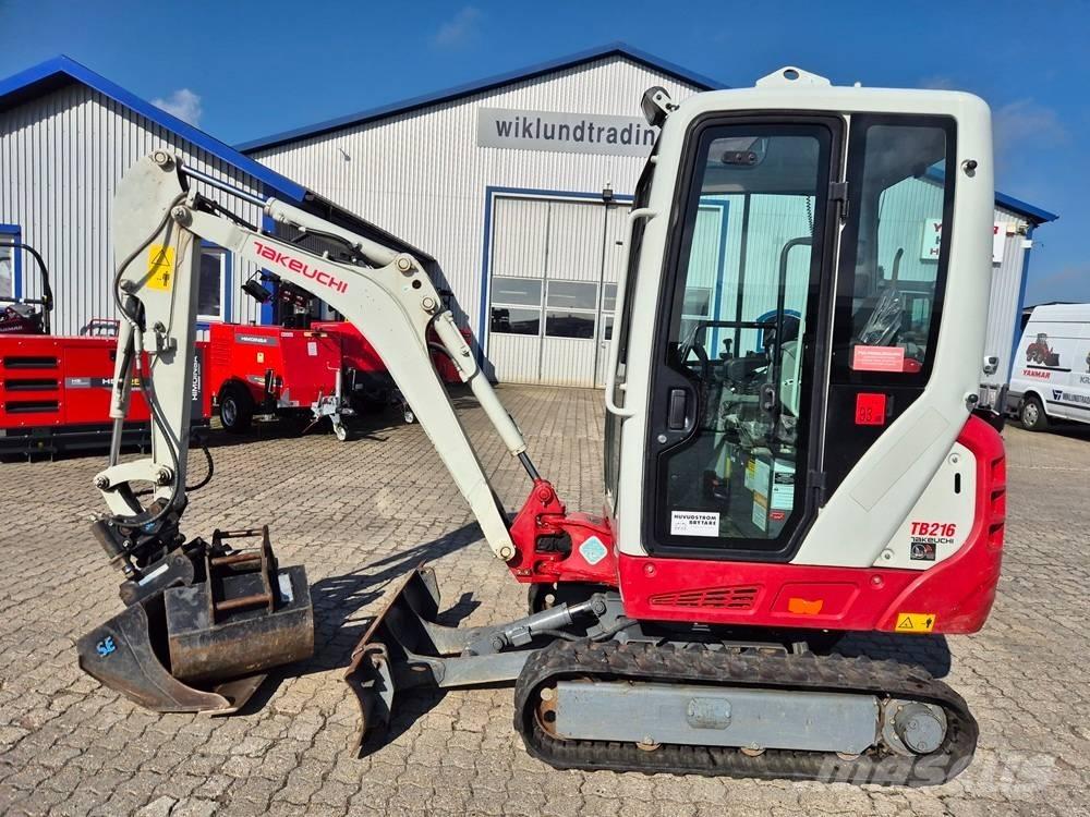 Takeuchi TB 216 Mini rýpadlá < 7t