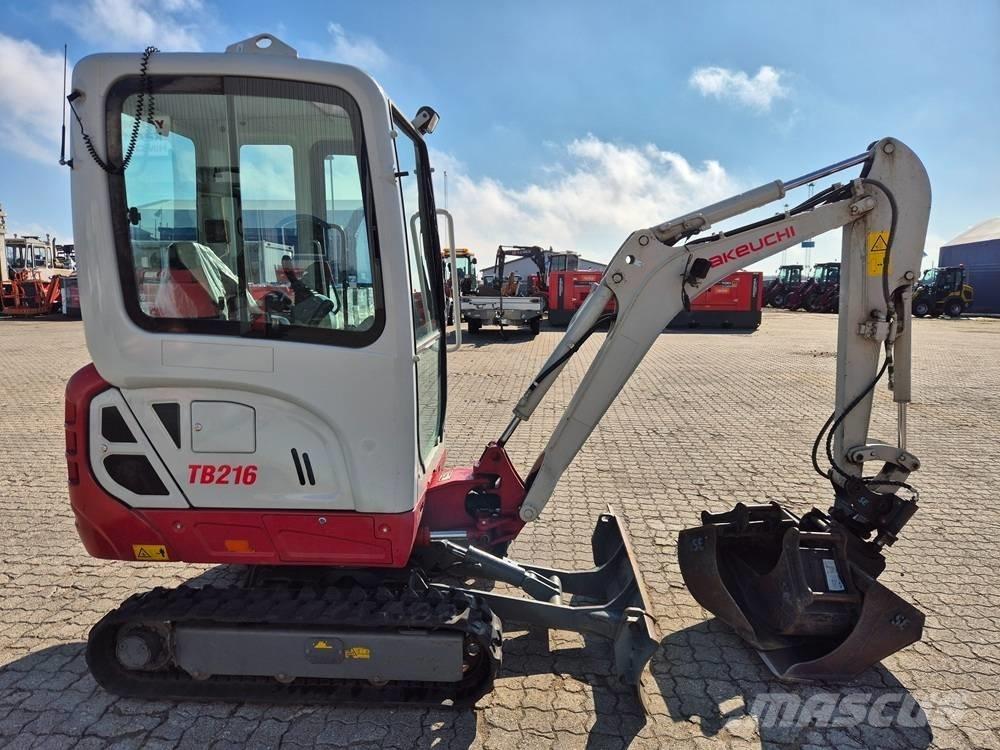 Takeuchi TB 216 Mini rýpadlá < 7t
