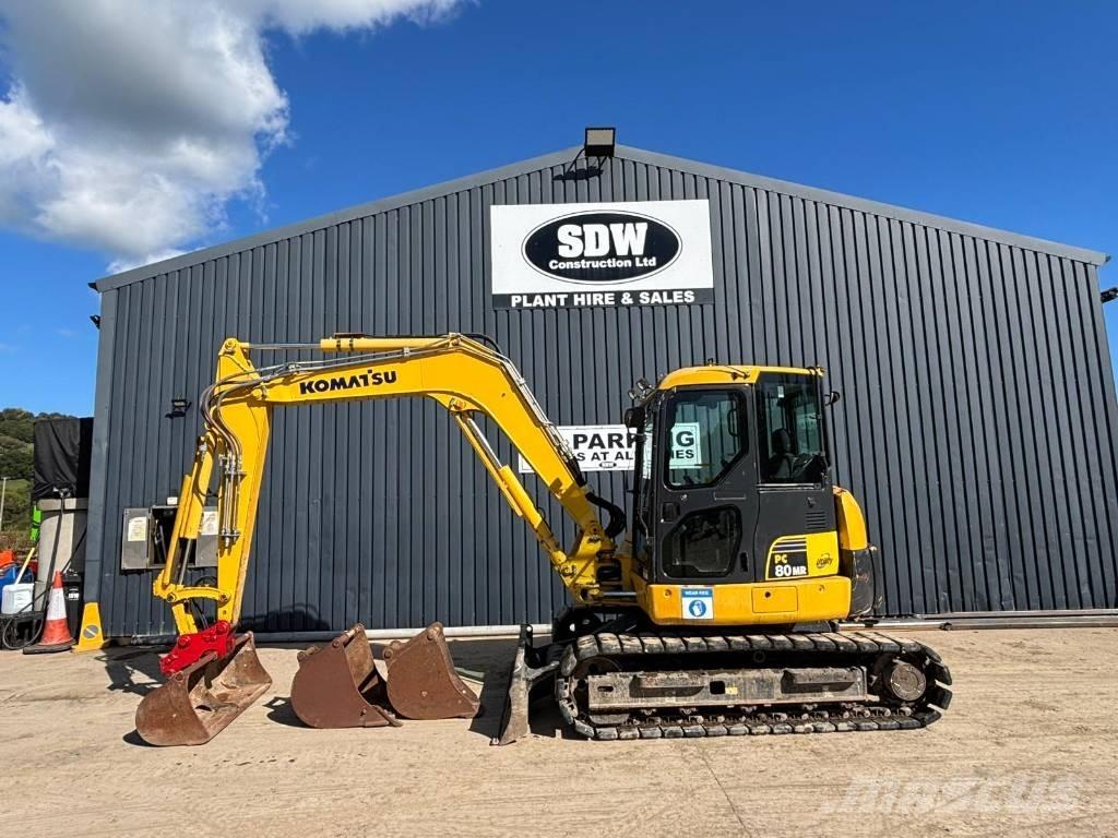 Komatsu PC 80 MR Midi rýpadlá 7 t - 12 t