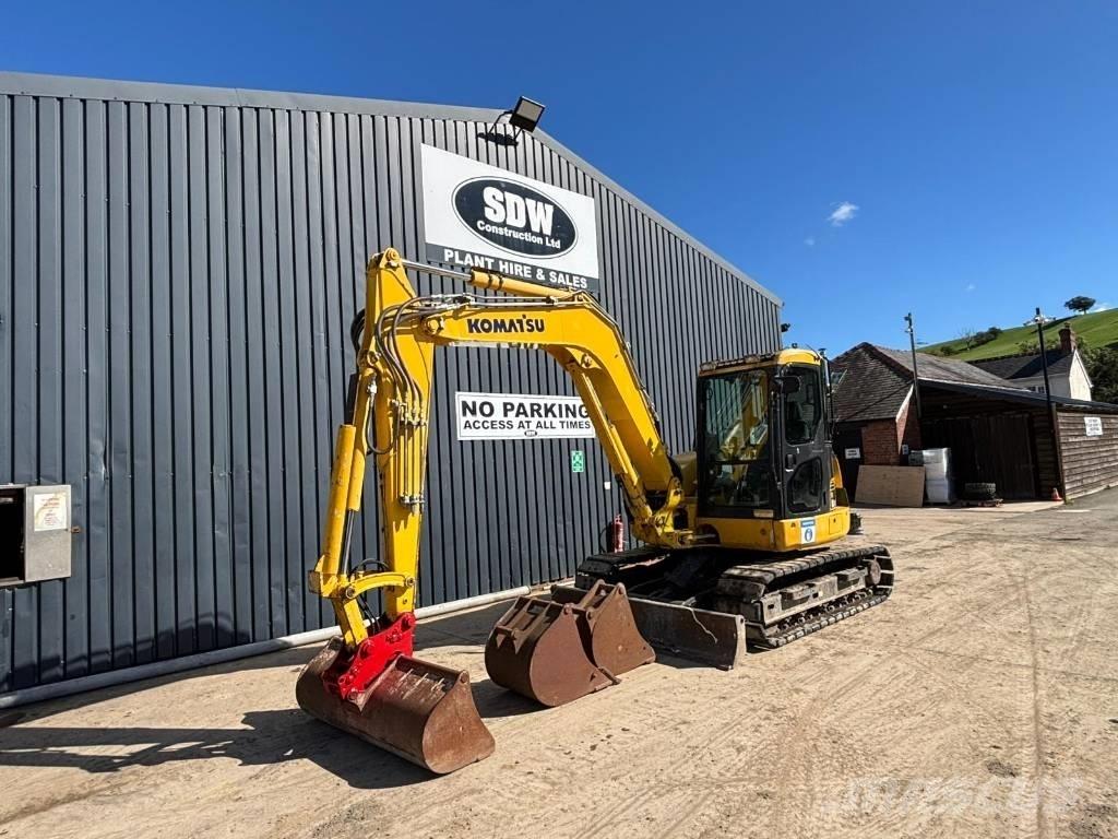 Komatsu PC 80 MR Midi rýpadlá 7 t - 12 t