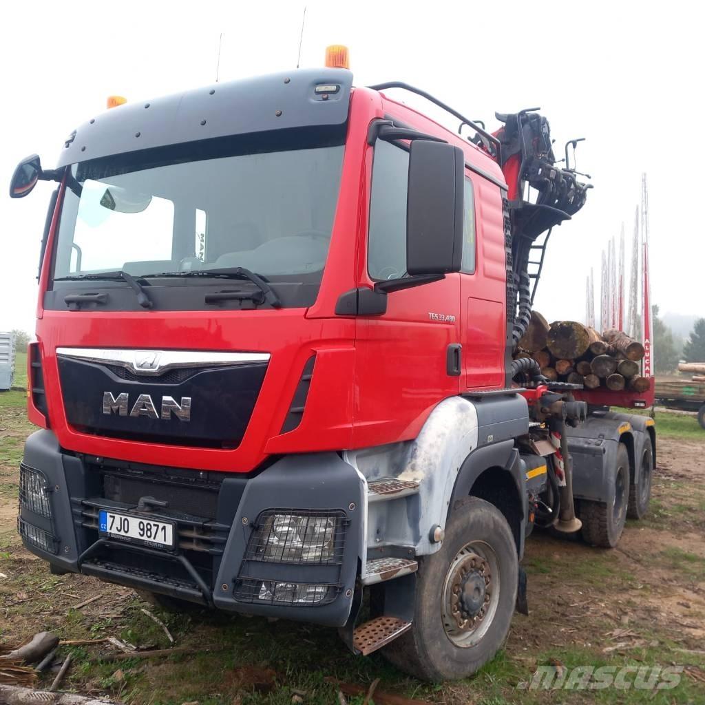 MAN TGS 13.480 Nákladné vozidlá na prepravu dreva