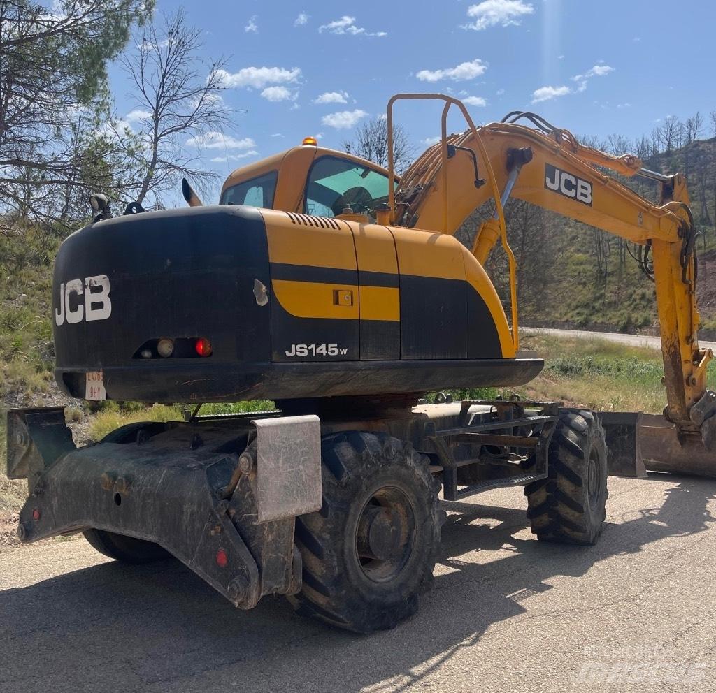 JCB JS 145 W Kolesové rýpadlá