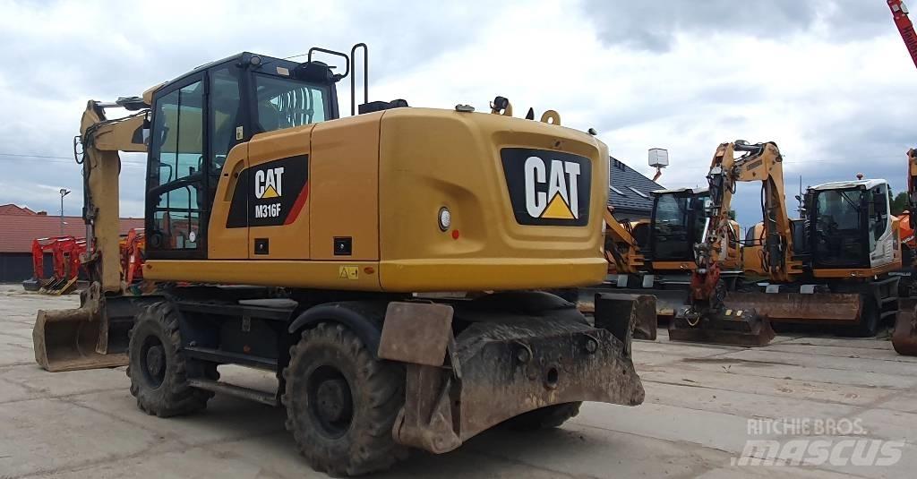 CAT M316F Kolesové rýpadlá