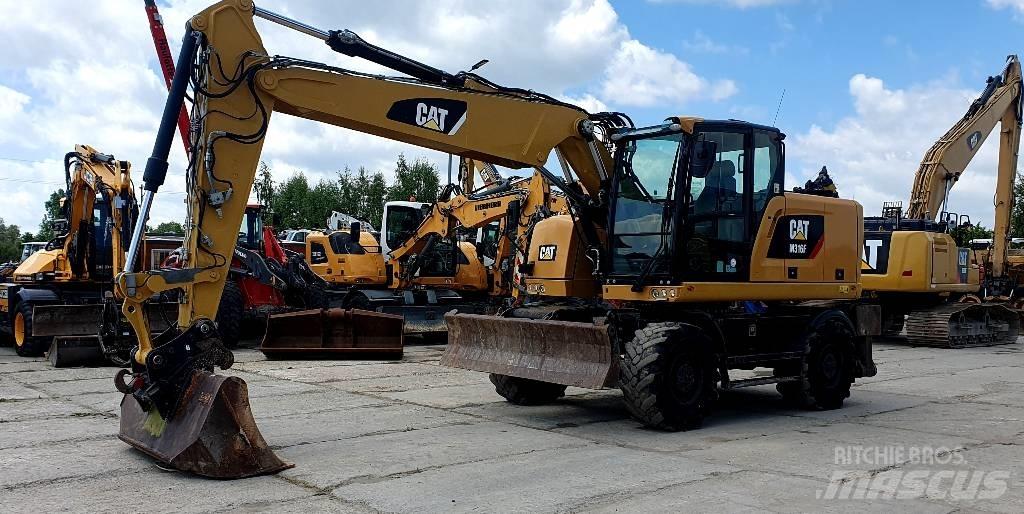 CAT M316F Kolesové rýpadlá