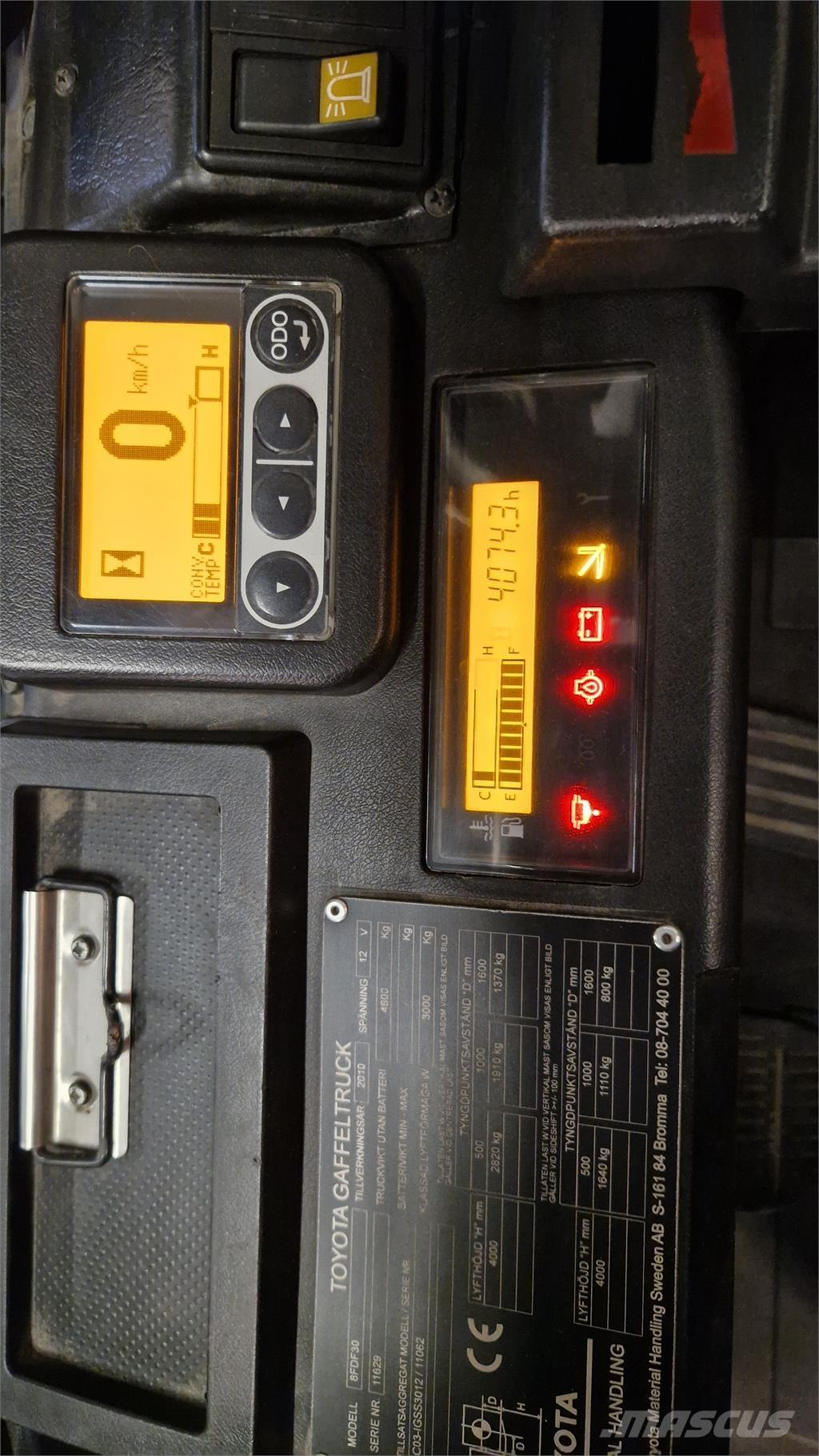 Toyota 8FDF30 Dieselové vozíky