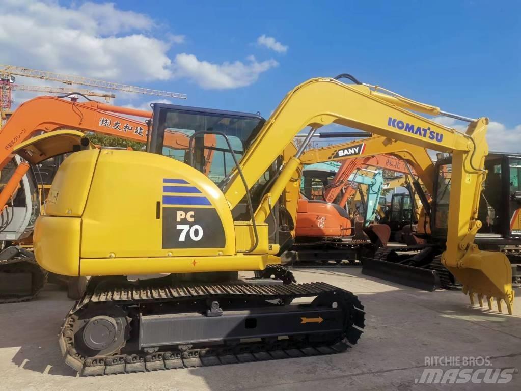 Komatsu PC 70 Pásové rýpadlá