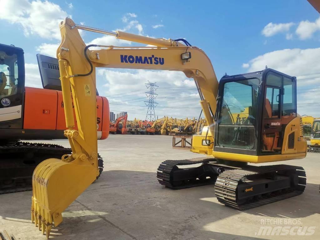Komatsu PC 70 Pásové rýpadlá