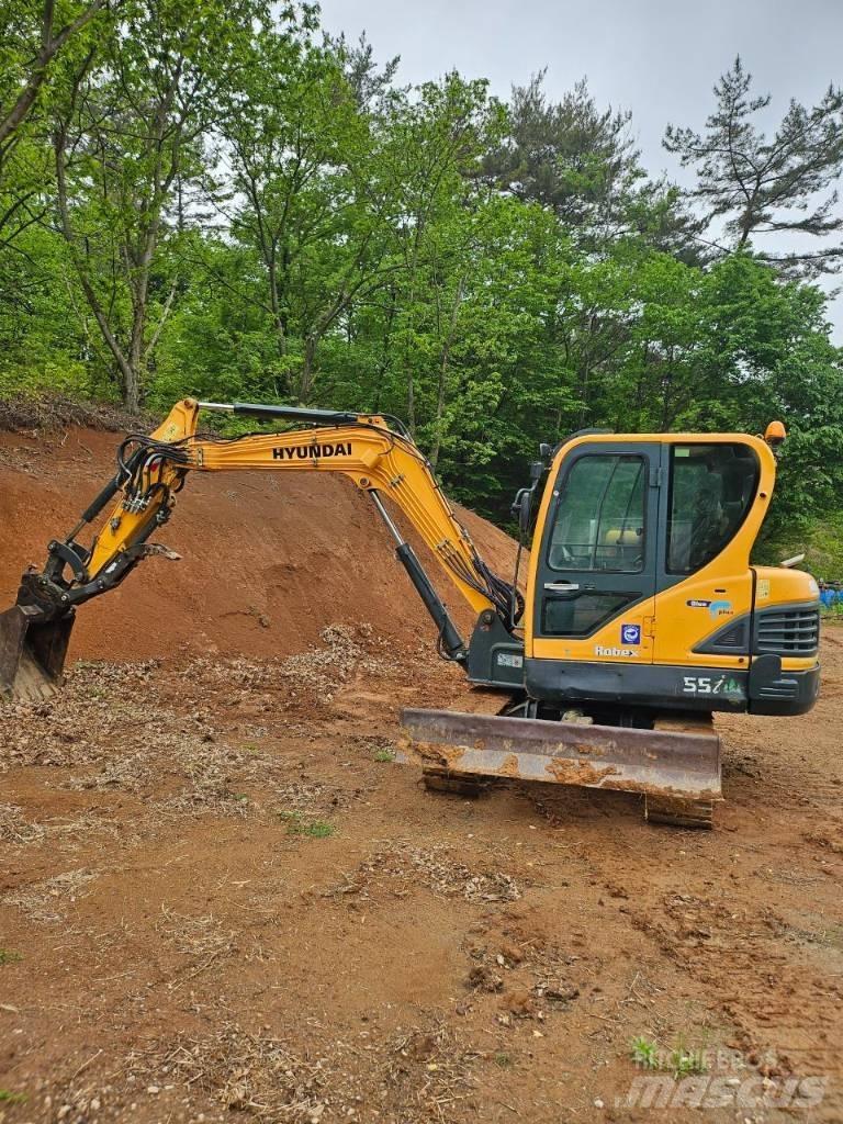 Hyundai Robex 55 Mini rýpadlá < 7t