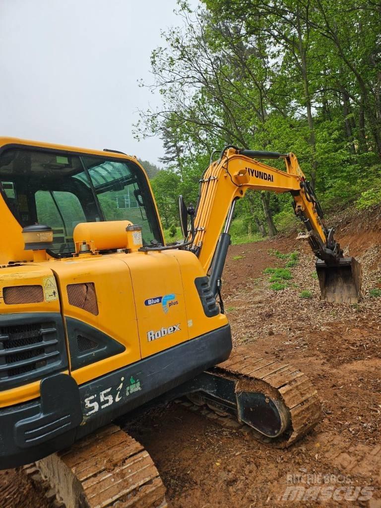 Hyundai Robex 55 Mini rýpadlá < 7t