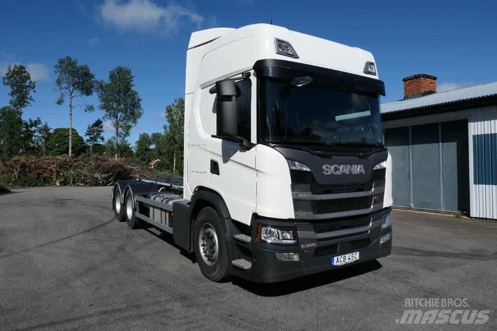 Scania G500B6x2NB Hákový nosič kontajnerov
